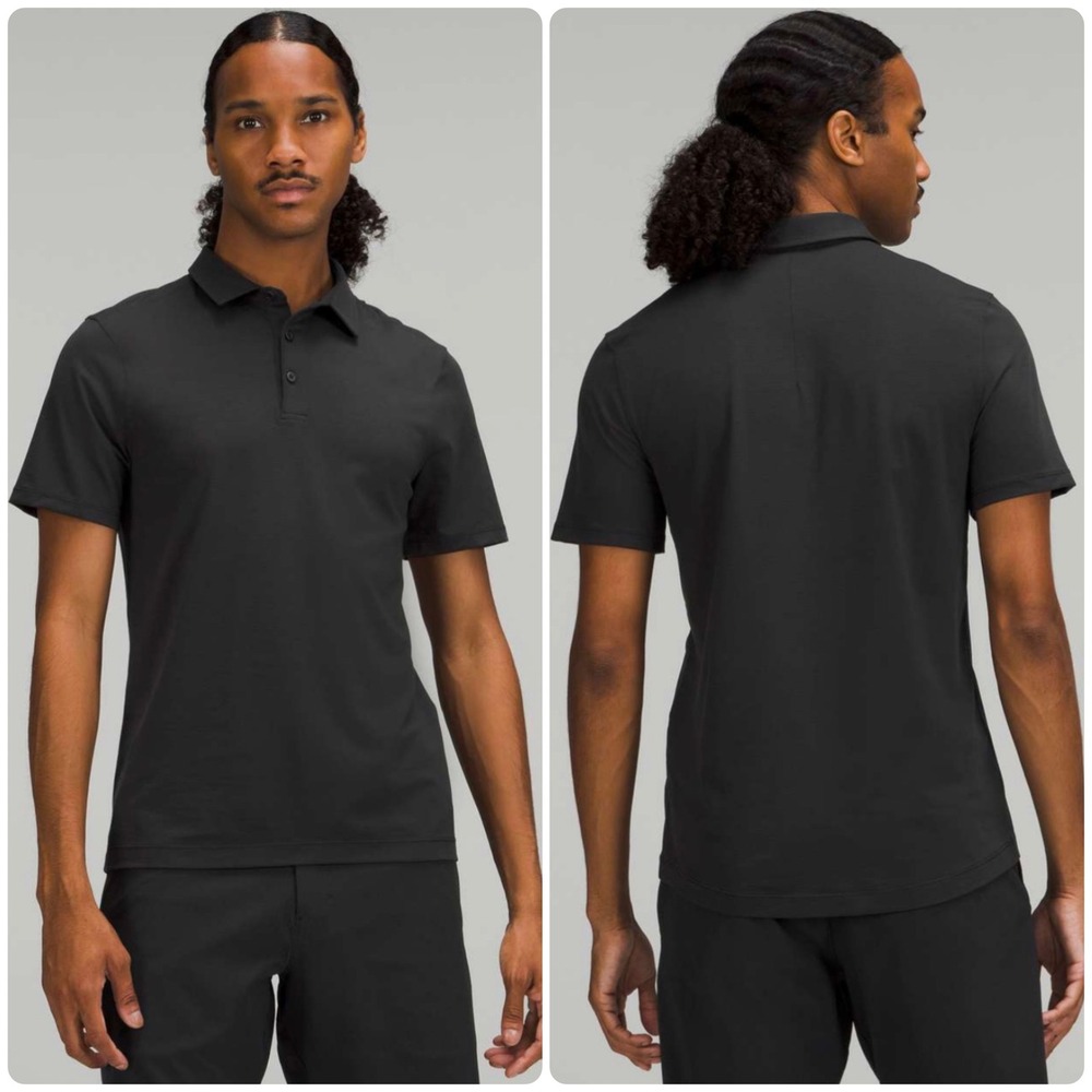 Lululemon Mens Evolution Short Sleeve Performance Golf Athletic Polo Shirt S
